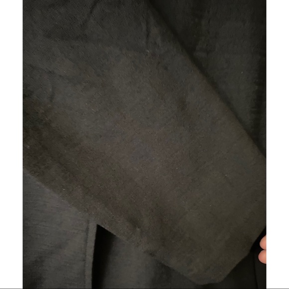 PacSun Kendall & Kylie Black Long Trench Coat, size Small, NWOT - Picture 7 of 9